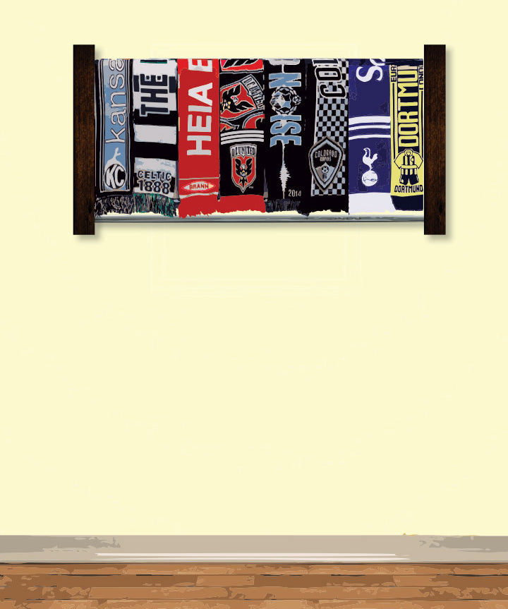 Siro Soccer Scarf Display Rack